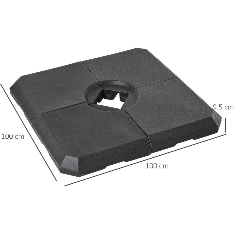 Heavy Duty Parasol Base - 120kg Outsunny