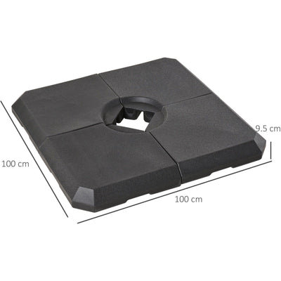 Heavy Duty Parasol Base - 120kg Outsunny