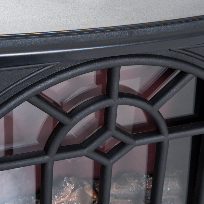 Freestanding Electric Fireplace Heater, 1000W/2000W