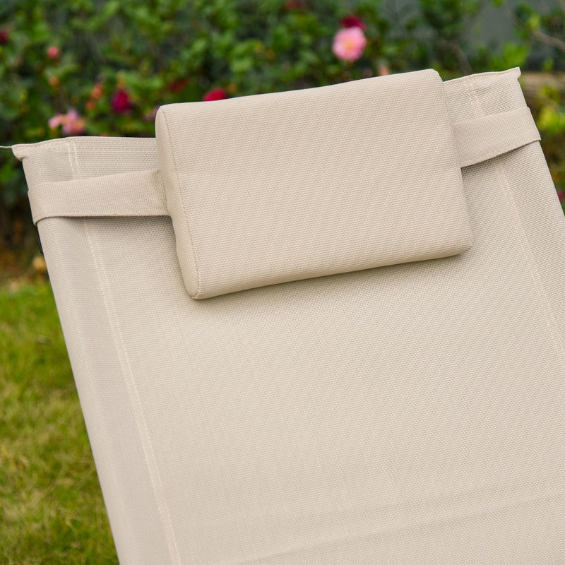 Rocking Garden Lounger Outsunny