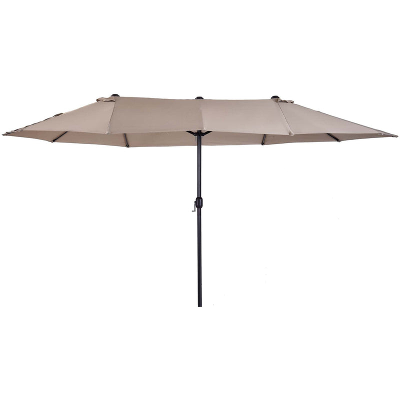4.6m Large Garden Parasol, Double Sided, No Base