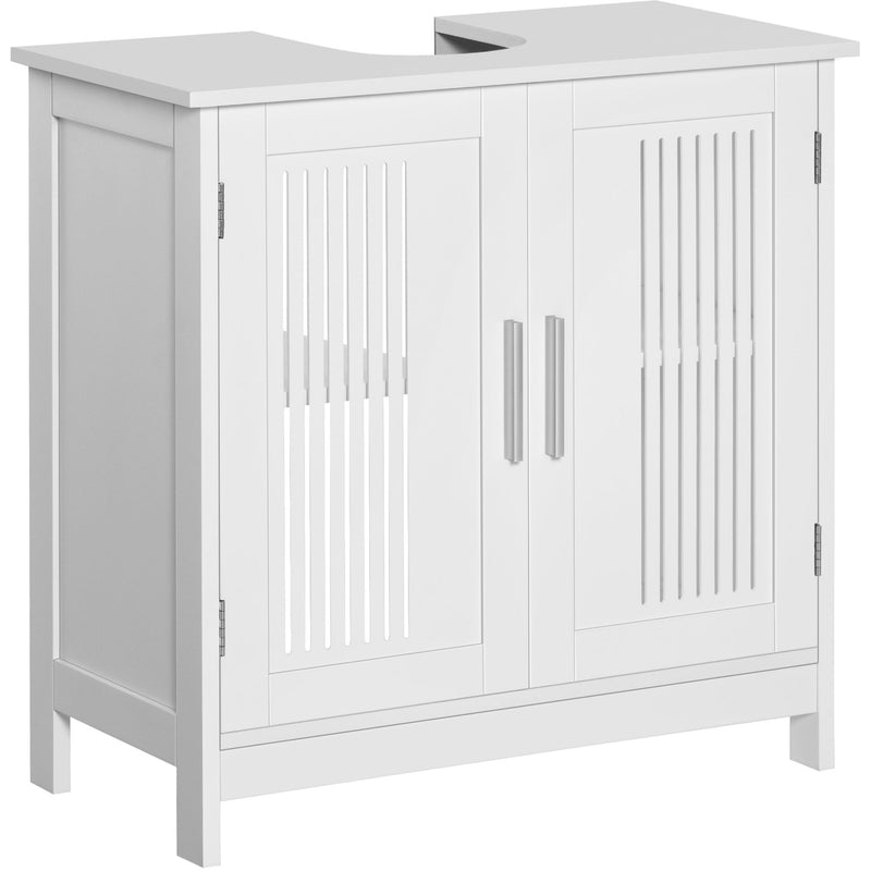 Pedestal Sink Cabinet, Bathroom Storage Unit, 60Lx30Wx60Hcm