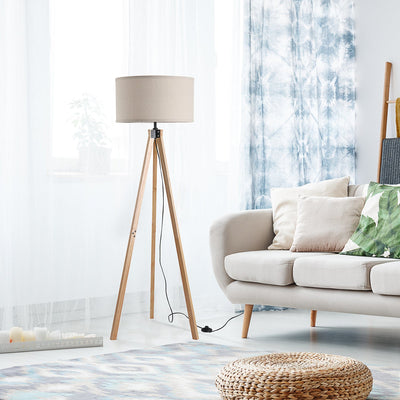3 Legged Floor Lamp Homcom