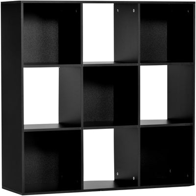 9 Cube Storage Bookcase, 3-Tier Homcom