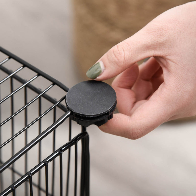 DIY Pet Play Pen, Metal Fence with Door, 22 Pieces