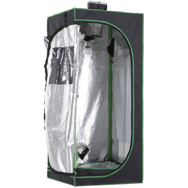Hydroponic Plant Grow Tent, Window, L60xW60xH140 cm