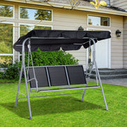 3 Seater Swing Chair Outsunny
