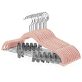 Trousers Hangers with Custom Clips (12 Pack) Songmics