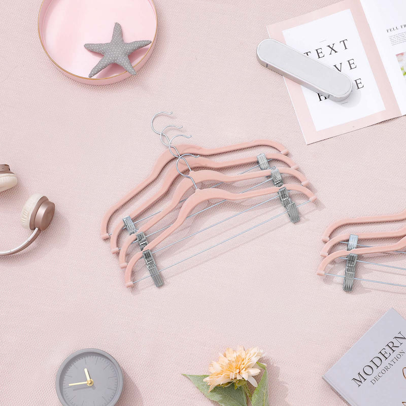 Trousers Hangers with Custom Clips (12 Pack) Songmics