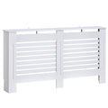 Long Radiator Cover, White, L152 x W19 x H81 cm Homcom