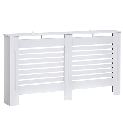 Long Radiator Cover, White, L152 x W19 x H81 cm Homcom