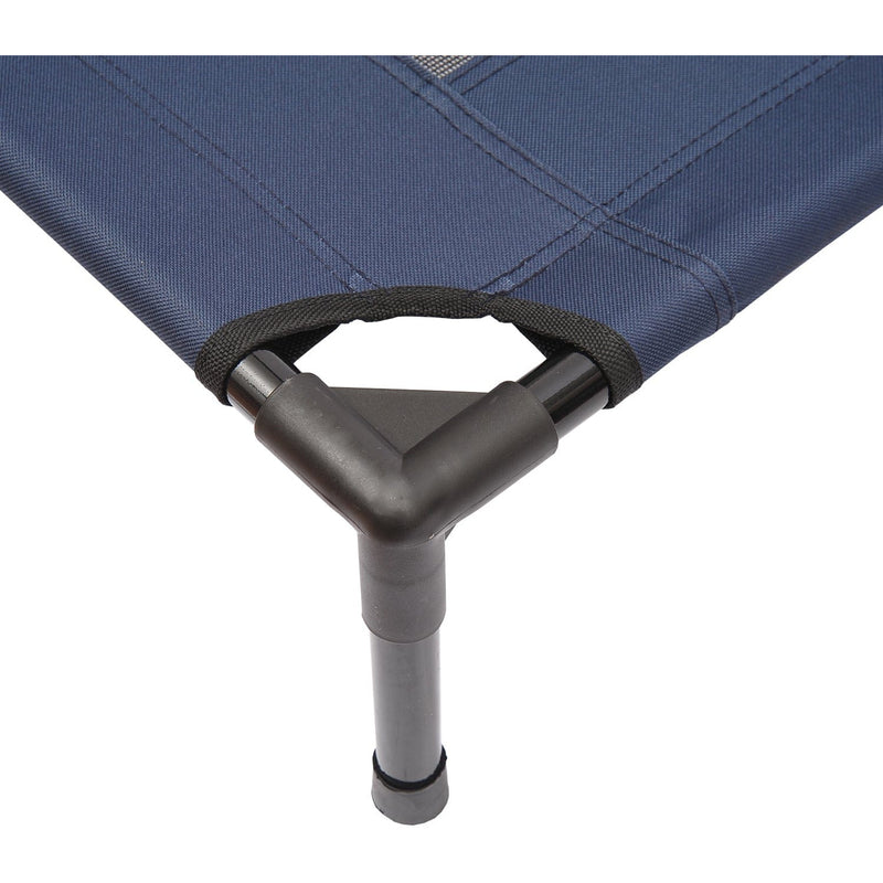 Elevated Pet Cot, Portable, Camping, Blue