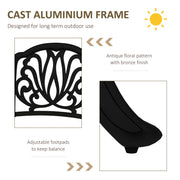 Aluminium 4 Seater Outdoor Dining Set