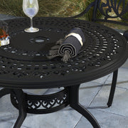 Aluminium 4 Seater Outdoor Dining Set