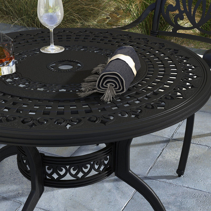 Aluminium 4 Seater Outdoor Dining Set
