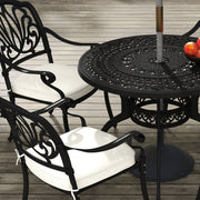 Aluminium 4 Seater Outdoor Dining Set