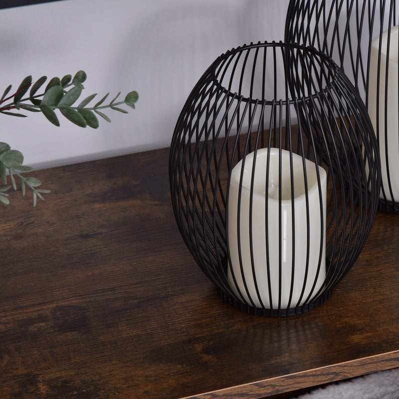 Industrial Style Storage Cabinet, 3  Shelves, Cupboard