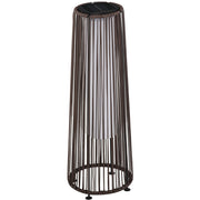 PE Rattan Solar Lanterns, Woven Wicker, Auto On/Off Outsunny