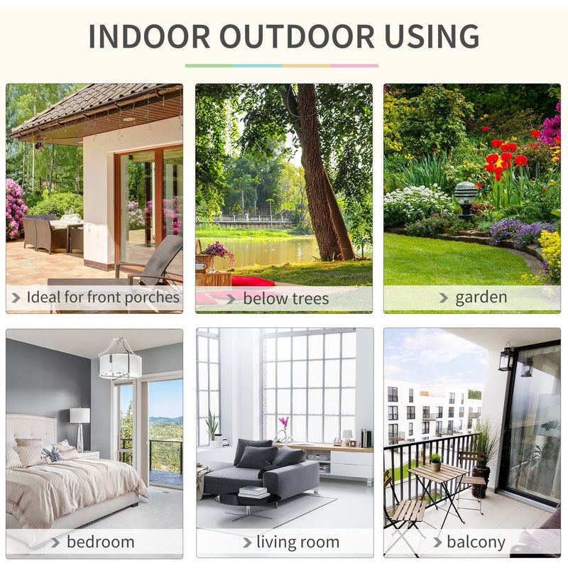 Rope Chair Hammock, Garden Patio Swing, Wooden, Cotton