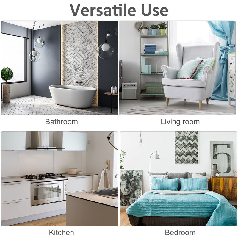 Tall Slim Bathroom Storage Cabinet, White