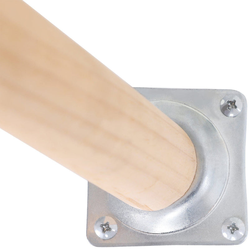 Flower Etched Side Table with Saucer Top, Wood Legs, White