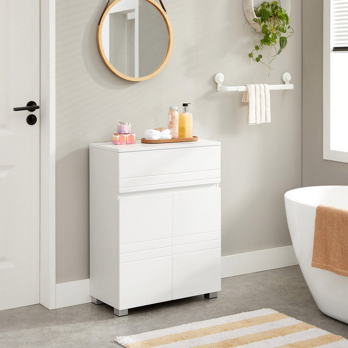 Vasagle Bathroom Cabinet with Drawer, White