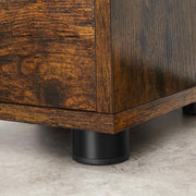 VASAGLE Bathroom Storage Cabinet, 30x30x80cm - Brown - Perfect for home office