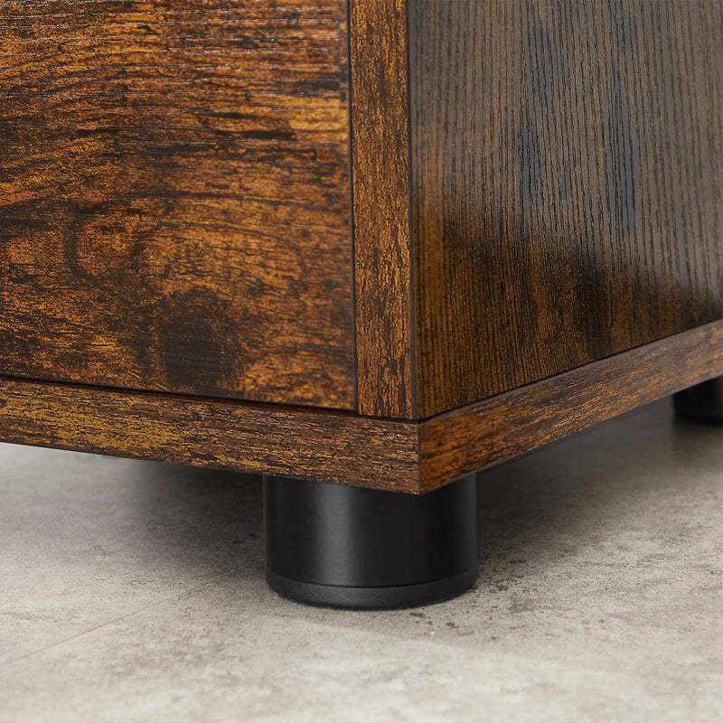 VASAGLE Bathroom Storage Cabinet, 30x30x80cm - Brown - Perfect for home office