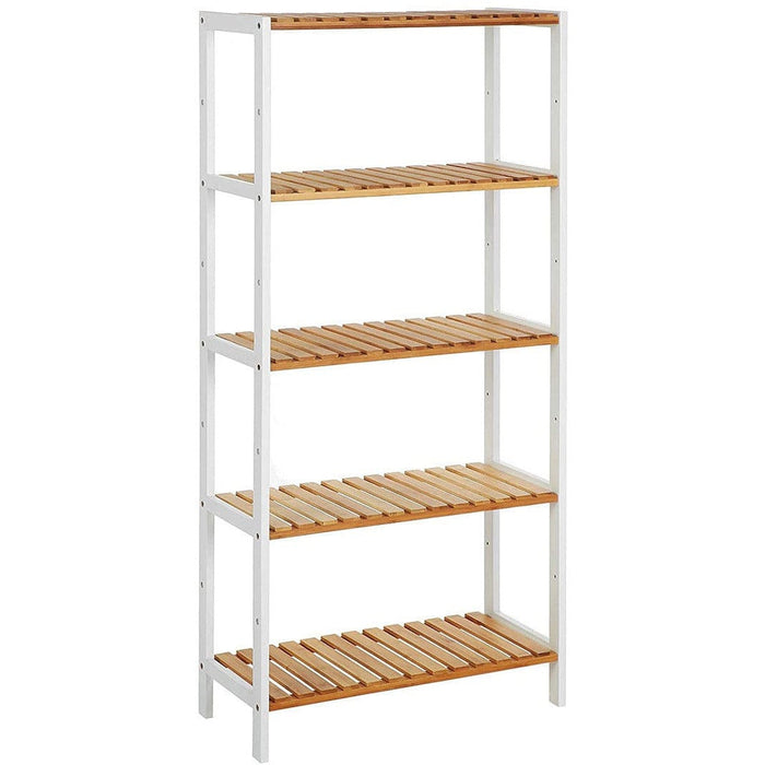 5 Tier Bamboo Bathroom Shelves