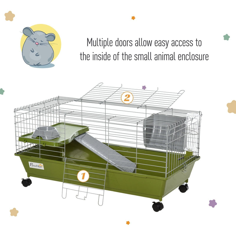 35" Small Animal Cage with Wheels