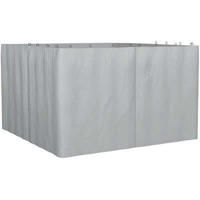 Sides For Gazebo, 4-Pack, Universal, Fits Most 3x4m Gazebo Outsunny