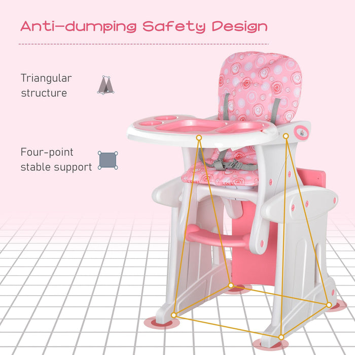 HDPE 3-in-1 Baby Booster High Chair