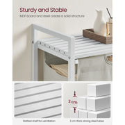 Vasagle Laundry Hamper Removable Bag, White