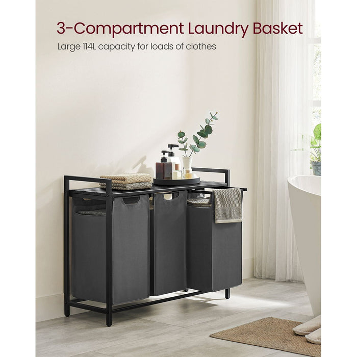 Vasagle 3 Compartment Laundry Sorter