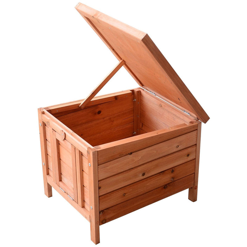 Fir Wood Wooden Rabbit Hutch