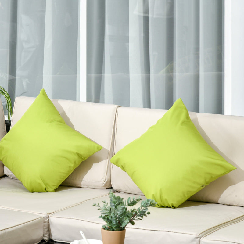 8pc Brown Rattan Corner Sofa Set with Table & Cushions Outsunny