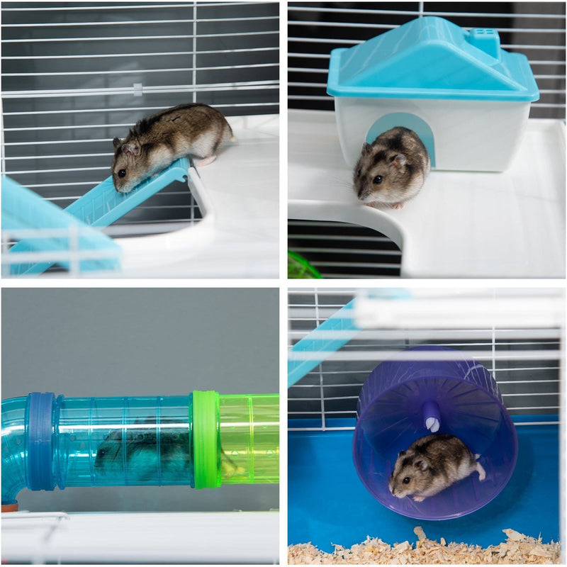 Large Hamster Cage, Blue