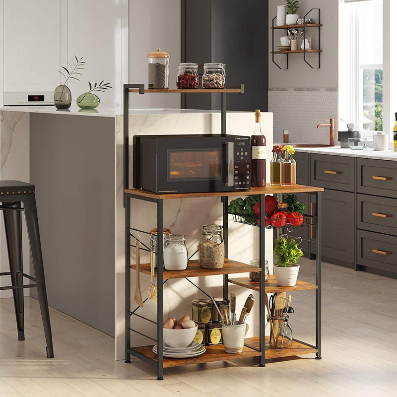 Opal Rack Buy Vasagle Industrial Bakers Rack with Shelves | Opal Retail
