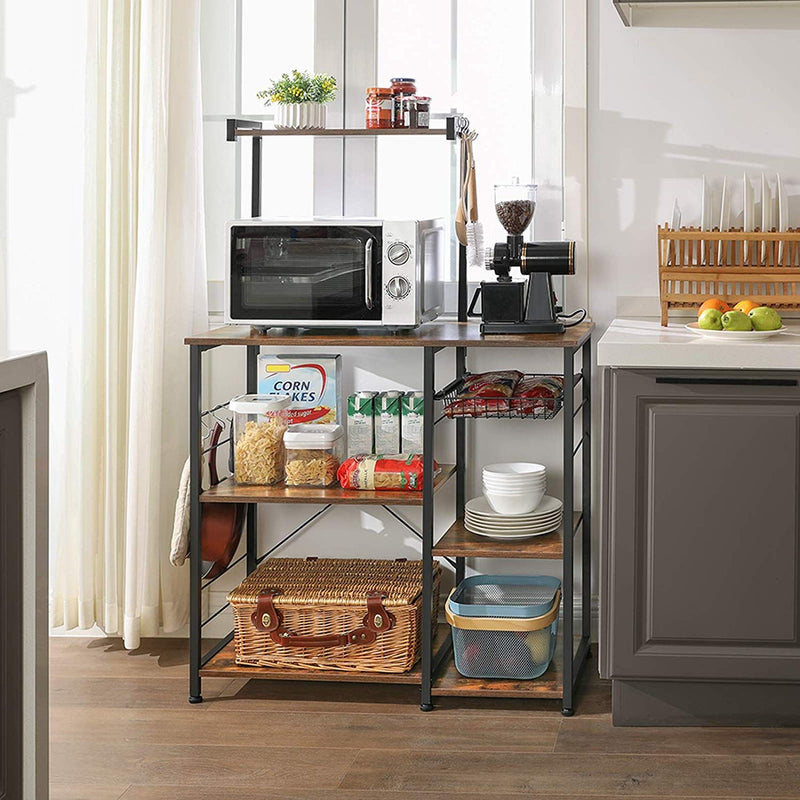 Opal Rack Buy Vasagle Industrial Bakers Rack with Shelves | Opal Retail