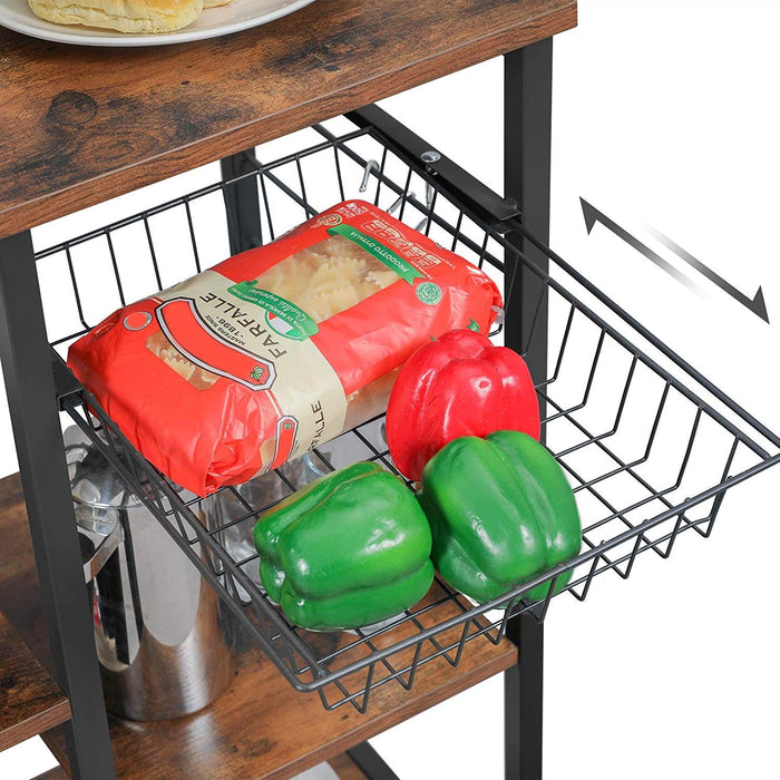 Vasagle Bakers Rack with Multiple Shelves For Kitchen or Pantry