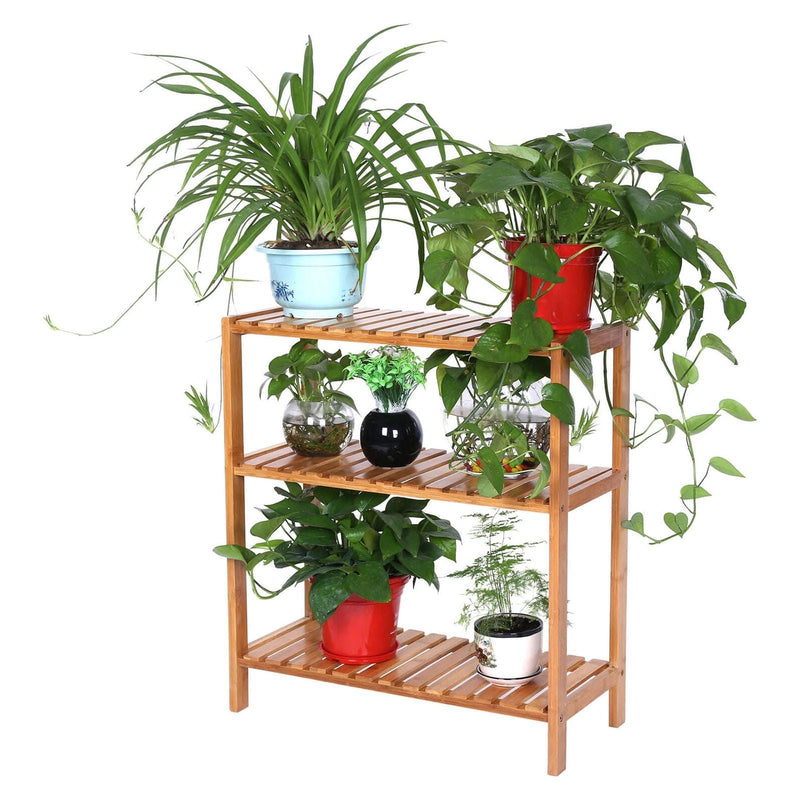 Bamboo 3 Tier Bathroom Storage Rack by Songmics