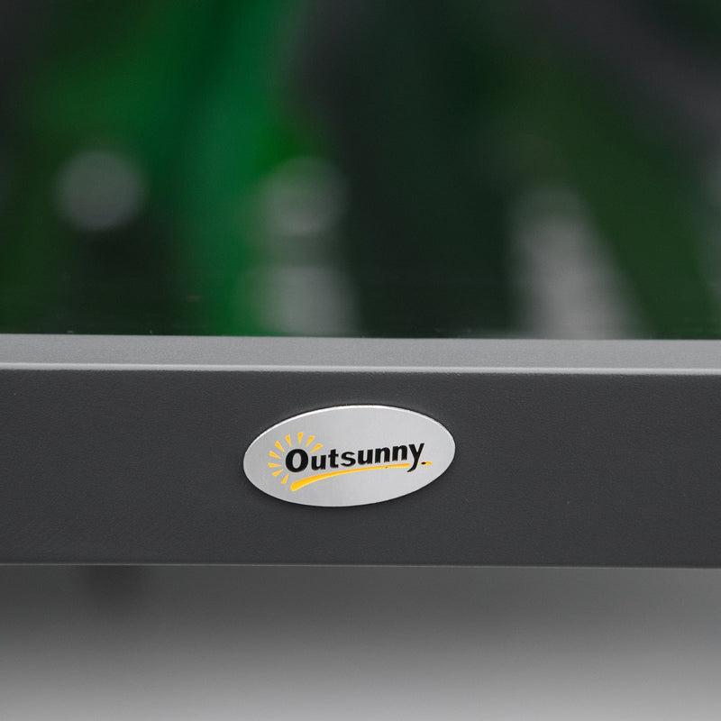 Outdoor Dining Sets For 8, L Shaped Sofa with Bench, Grey