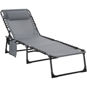 Portable Sun Lounger For Beach, Garden, Pool Outsunny