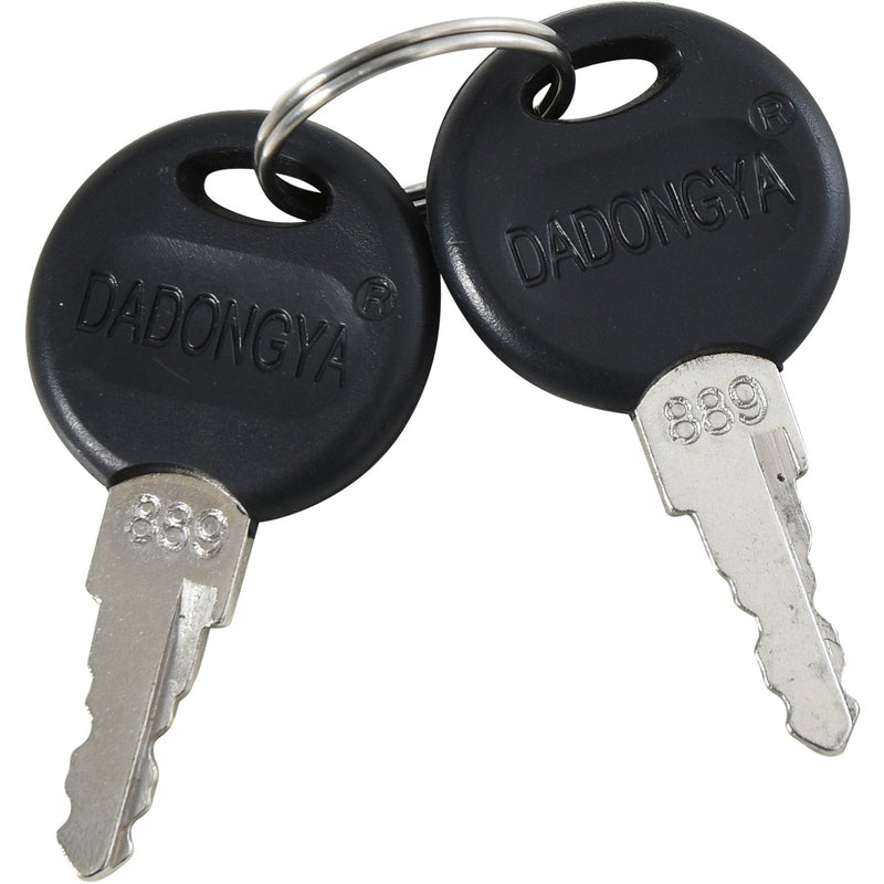 2 Tier Locking Office Cabinet, Melamine Coat, Aluminium Handles