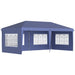 Blue Pop Up Garden Gazebo With Open Front 