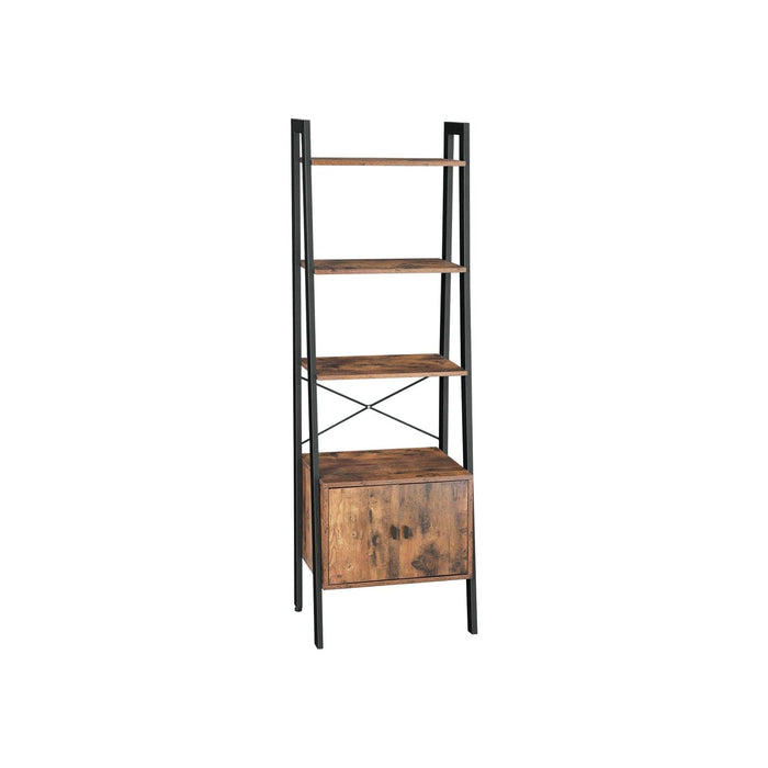 Vasagle Narrow Bookcase With Doors