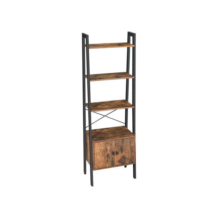 Vasagle Narrow Bookcase With Doors