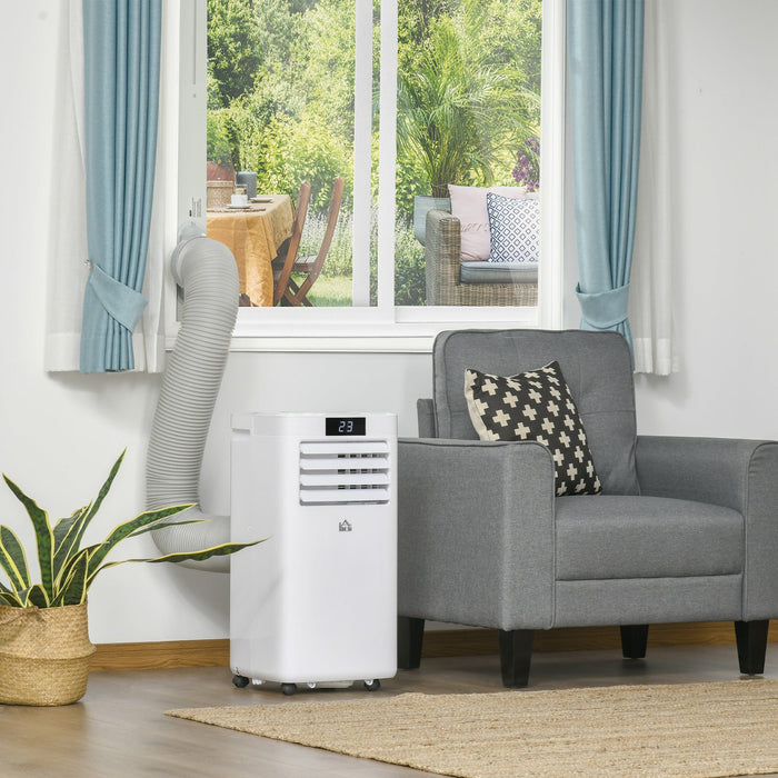 7000 BTU Portable AC w/ Remote, LED, Timer, White