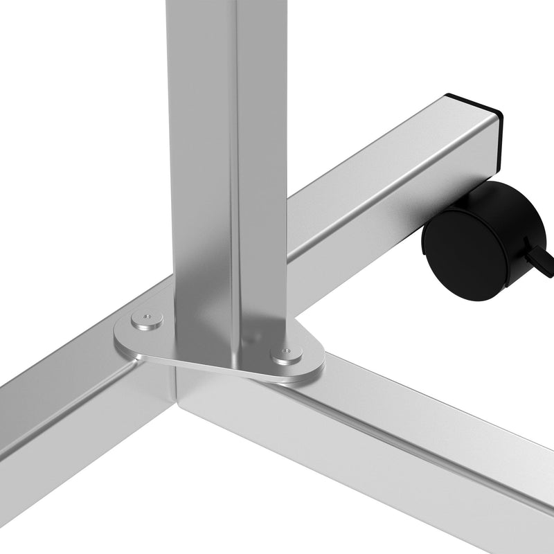 Adjustable Overbed Chair Table with Lockable Castors