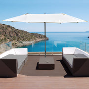 4.6m Double Sided Parasol With Crank Handle, No Base Outsunny